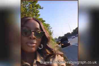 Blackburn presenter AJ Odudu breaks down on motorway