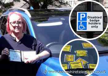 Accrington blue badge user furious after hit with £100 fine