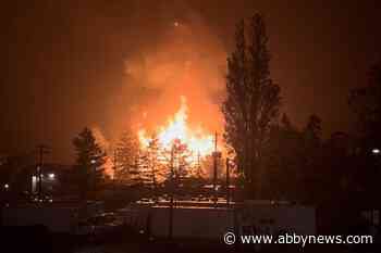 BREAKING: Crews battle large fire in downtown Maple Ridge