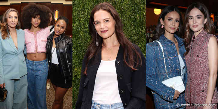 Katie Holmes, Zoey Deutch, Nina Dobrev & More Stars Stepped Out For Chanel's Through Her Lens Luncheon at Tribeca