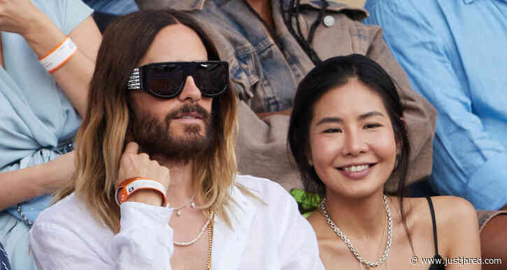 Jared Leto Attends French Open 2023 with a Friend in Paris