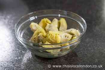 Recipe for spring lamb shanks with artichoke hearts