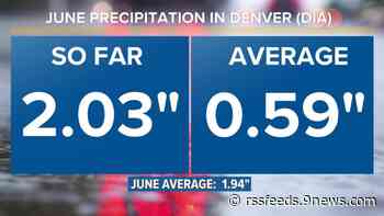 Rainiest start to June in Denver in 58 years