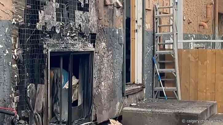 Investigators on scene of early-morning fire in vacant Bowness building