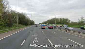 Two lanes closed on M6 near Preston due to fuel spillage