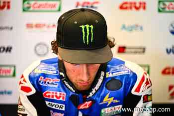 Frattura alla gamba destra per Alex Rins