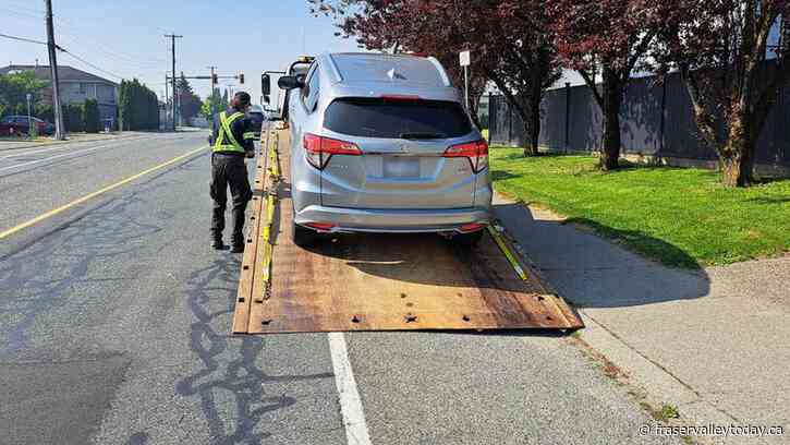 Abbotsford Police remove lead-footed new driver from the streets and impound vehicle