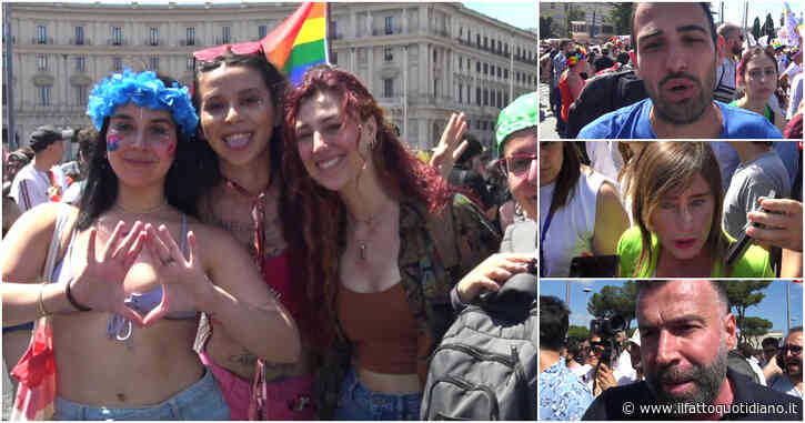 “Destra omofoba e cialtrona, da qui la resistenza della nostra comunità”. Dal Pride di Roma critiche anche alle opposizioni: “Ora i fatti”