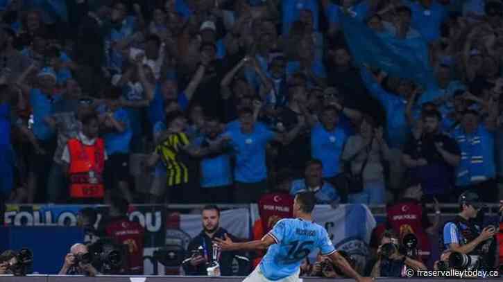 Man City beats Inter Milan 1-0 to win first Champions League title, complete treble