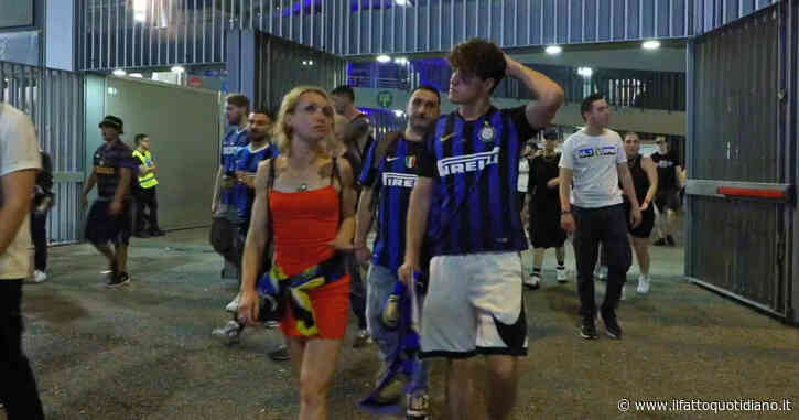 “Abbiamo meritato il pareggio”: la delusione dei tifosi dell’Inter che lasciano San Siro dopo la sconfitta contro il Manchester City