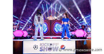 AS MEGAESTRELAS GLOBAIS ANITTA E BURNA BOY FAZEM APRESENTAÇÃO ÉPICA NO SHOW DE ABERTURA PEPSI® DA FINAL DA UEFA CHAMPIONS LEAGUE 2023