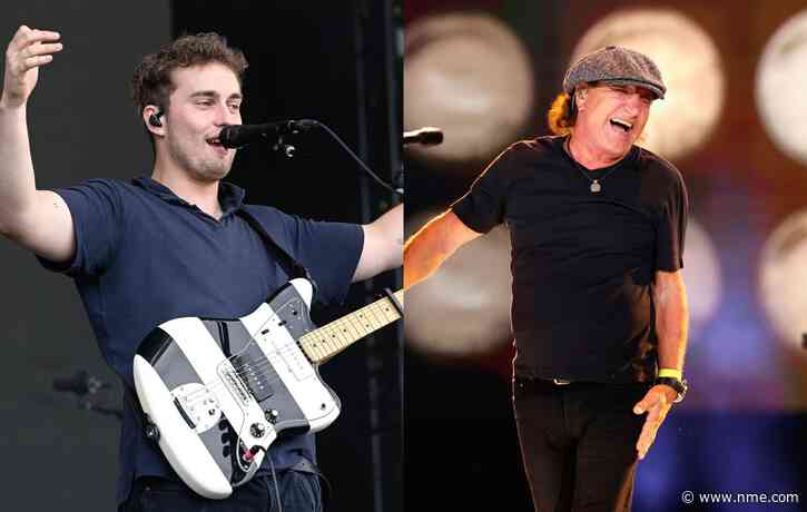 Sam Fender joined by AC/DC’s Brian Johnson for ‘Back In Black’ and ‘You Shook Me All Night Long’ at second St James’ Park gig