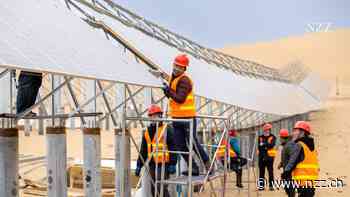 Im Norden Chinas entsteht das grösste Wüsten-Solarkraftwerk der Welt