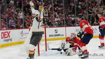 Golden Knights on brink of 1st Stanley Cup title after holding off Panthers in Game 4
