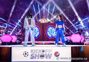 DIE GLOBALEN SUPERSTARS ANITTA UND BURNA BOY LIEFERN EINE EPISCHE PERFORMANCE BEI DER PEPSI® KICK OFF SHOW ZUM ENDSPIEL DER UEFA CHAMPIONS LEAGUE 2023
