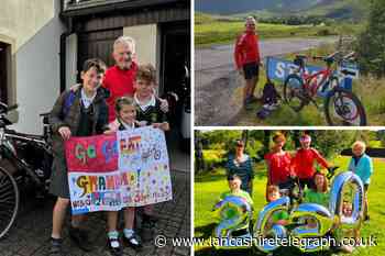 Chorley great grandad cycles to Inverness for Inspire Youth Zone