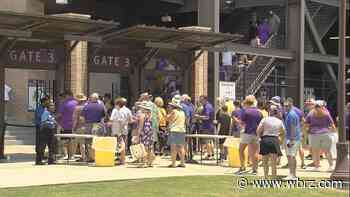 Game 2 of LSU versus Kentucky in the Super Regionals set for 5:06 p.m. on Sunday