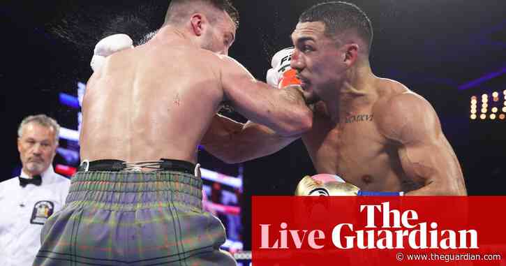 Teófimo López stuns Josh Taylor for WBO junior welterweight title – live