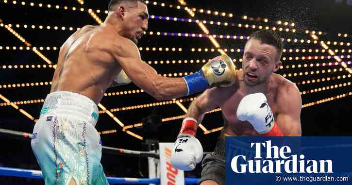 Teófimo López batters Josh Taylor for junior welterweight title in shocker