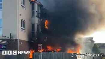 People evacuated from Amesbury fire-damaged flats