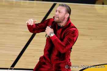 Conor McGregor knocks out Heat mascot at NBA Finals