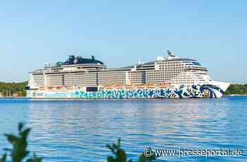 Im Rahmen des Erstanlaufs der MSC Euribia verpflichtet sich MSC Cruises zur Landstrom-Nutzung in Kiel