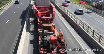 Delays as slow abnormal load heads along A63, A1034 and the A1079