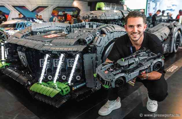 Live in Le Mans machen LEGO® Technic(TM) und PEUGEOT das Rennen bei der 24-Stunden Hypercar Bau-Challenge