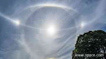 Ethereal 'halo' and light arcs around the sun captured in photos of ultra-rare phenomena