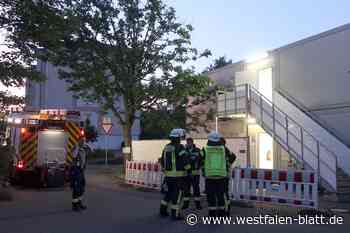 Steinhagen: Brand in Flüchtlingsunterkunft befürchtet