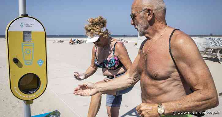 Niederlande installieren kostenlose Sonnencreme-Spender