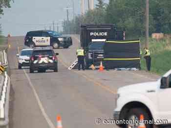 Three die in Tesla crash near Ellerslie Road and 17 Street: Edmonton police