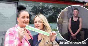 'Justice for Gordon Gault' stickers displayed across Newcastle as stabbing probe continues