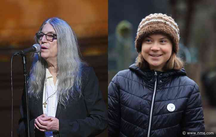 Patti Smith attends Greta Thunberg’s final ever school strike in Stockholm