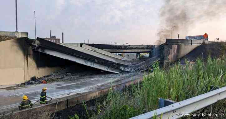 Teil von Autobahn in US-Stadt Philadelphia stürzt ein