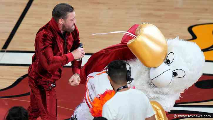 Heat's Erik Spoelstra lauds mascot's toughness after bizarre Conor McGregor incident