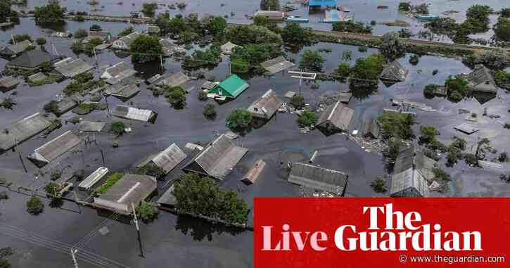 Russia-Ukraine war live: Ukraine says flood evacuees killed by Russian attack – as it happened