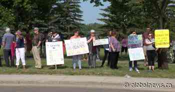 Saskatoon protest calls for provincial government accountability at church-run school