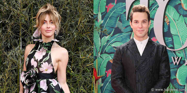 Julianne Hough & Skylar Astin Walk Tony Awards 2023 Carpet Ahead of Hosting Pre-Show