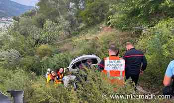 Une conductrice chute de 50m sur une route à Castagniers, elle serait restée trois jours au fond du ravin