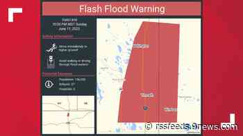 Flash Flood Warnings issued in northern Colorado