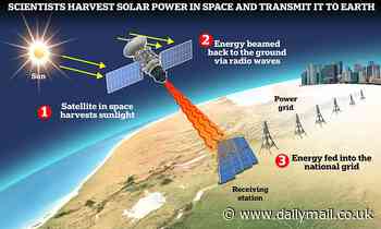 Scientists beam solar power to Earth from SPACE - in major step towards unlimited clean energy