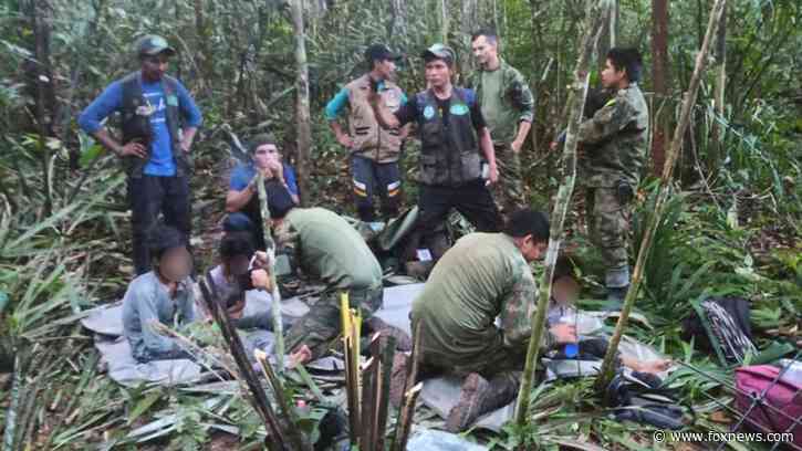 Missing Colombian children from deadly jungle plane crash found alive after 40-day search