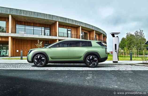 Škoda Auto stellt Vision 7S auf der Messe Power2Drive Europe aus