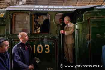 Pickering: King Charles visits NYMR for 100 years of Flying Scotsman