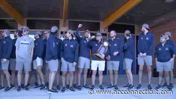 Quinnipiac men's hockey team honored at White House