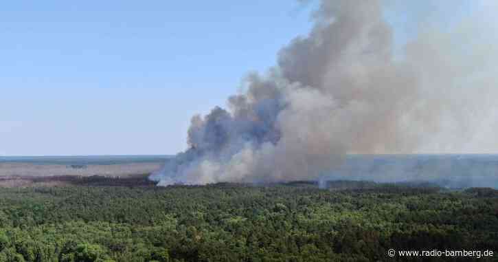 Feuer auf früheren Truppenübungsplätzen