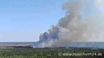 Feuer auf früheren Truppenübungsplätzen