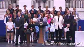 Quinnipiac men's hockey team among 19 teams honored at White House