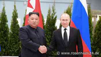 Beste Freunde auch im Krieg: Kim Jong-un will mit Putin Händchen halten